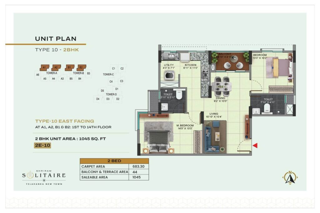 Shriram Solitaire Floor Plan10