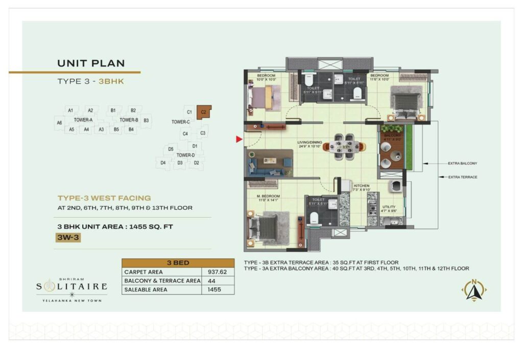 Shriram Solitaire Floor Plan3