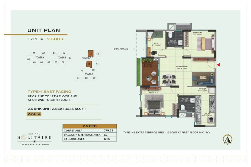 Shriram Solitaire Floor Plan4