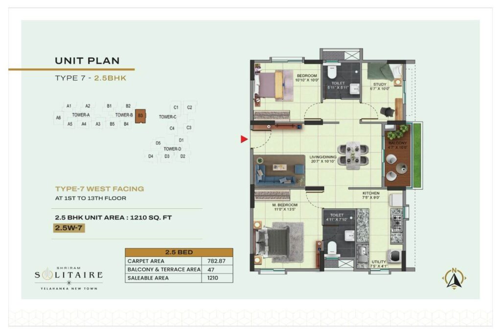Shriram Solitaire Floor Plan7