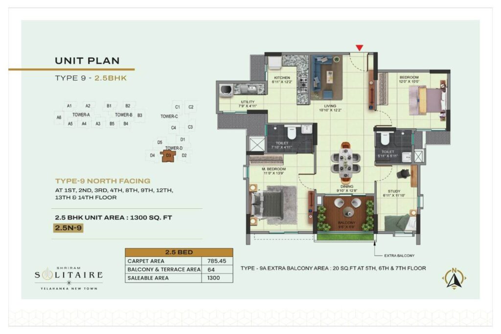 Shriram Solitaire Floor Plan9